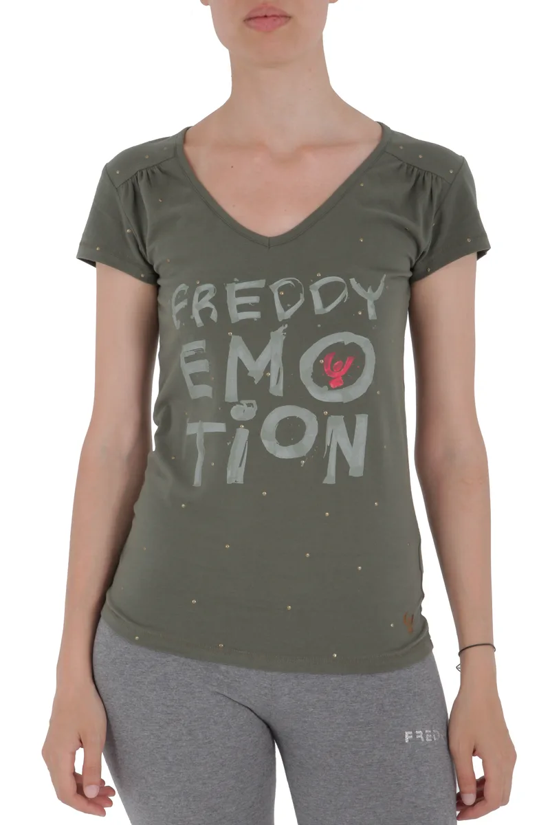 Μπλούζα Κοντομάνικη Freddy Printed 35255-V74 Γυναικείο