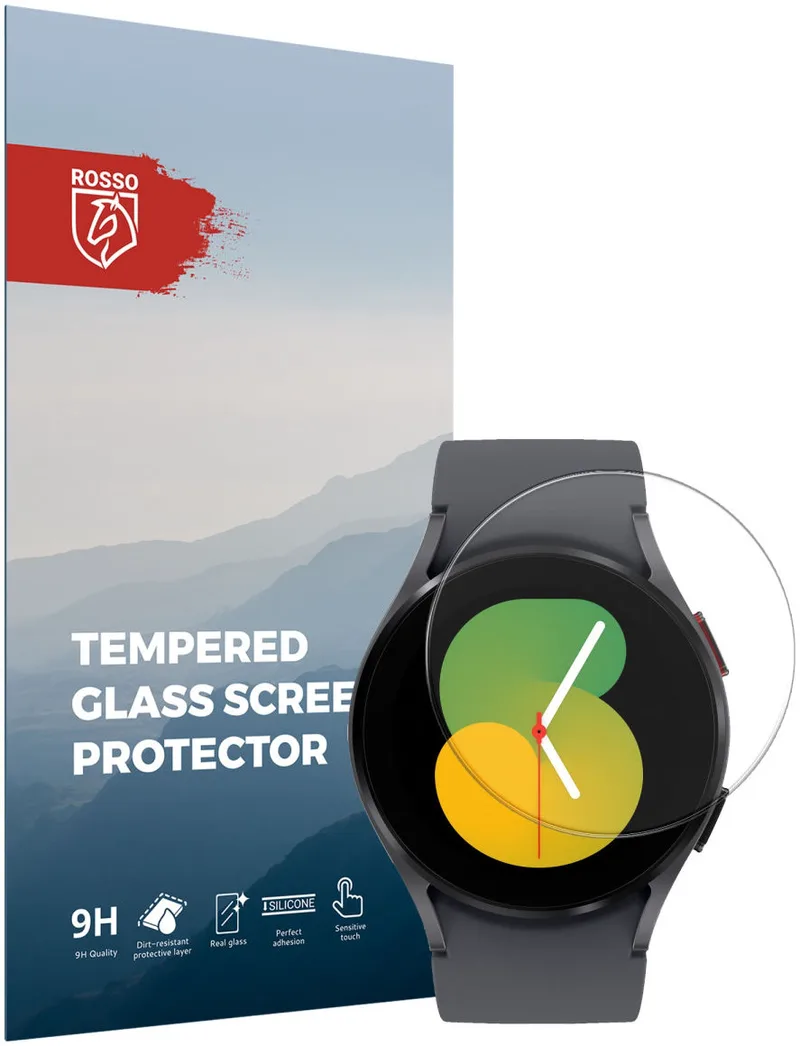 Κόκκινο Tempered Glass - Αντιχαρακτικό Προστατευτικό Γυαλί Οθόνης Samsung Galaxy Watch 5 40mm - Clear (8719246378355)