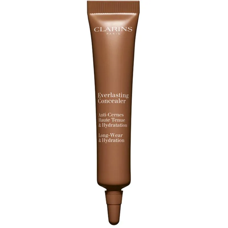 Clarins Everlasting Concealer Long-Wear & Hydration ενυδατικός διορθωτής για την αντιμετώπιση των μαύρων κύκλων απόχρωση 05 very deep 12 ml