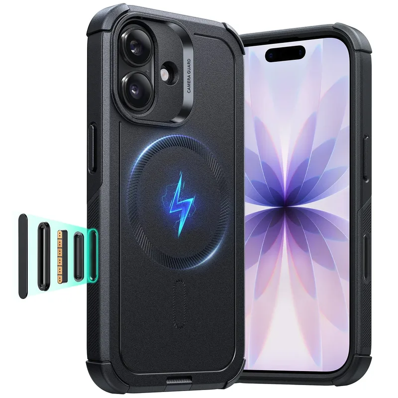 Θήκη ESR Cyber Tough with Camera Control Button Magsafe Black iPhone 17