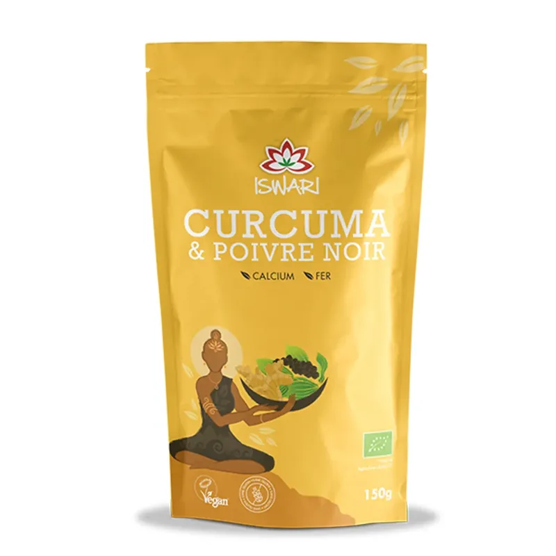 Iswari Pure Organic Turmeric and Black Pepper Superfood 150g