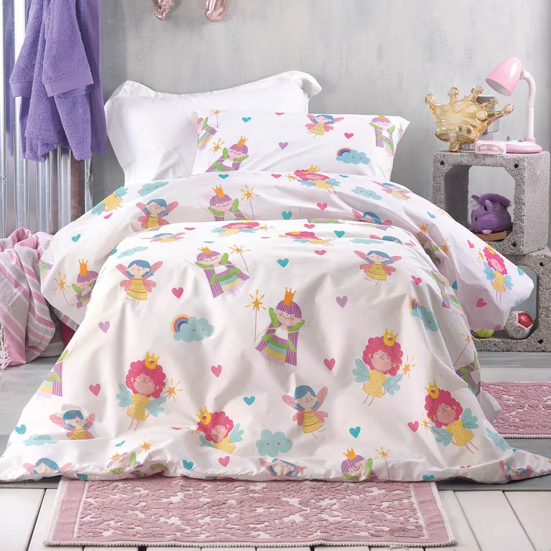 Παπλωματοθήκη Μονή (Σετ 160x250) Rythmos Fairies