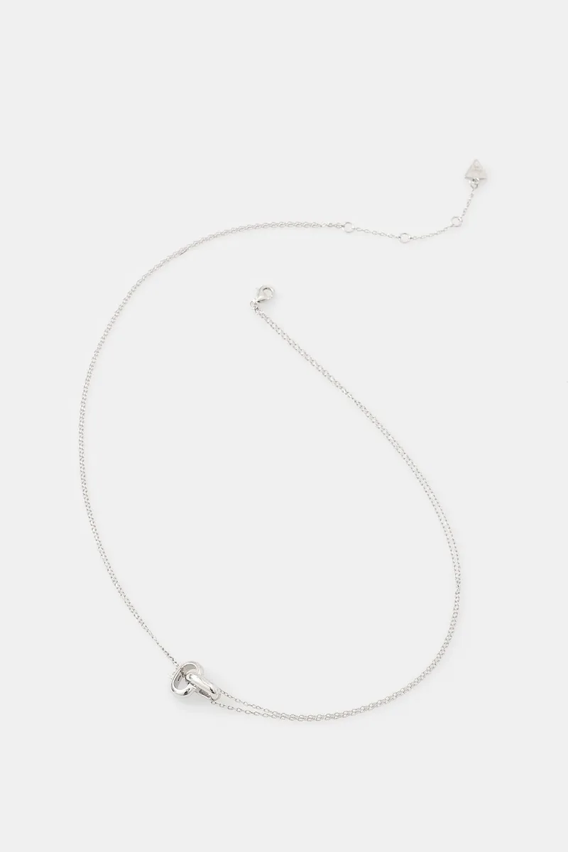 Ασημένιο κολιέ Guess