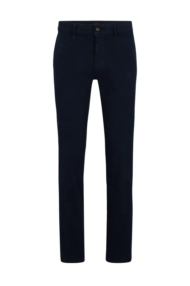 BOSS CASUAL ΠΑΝΤΕΛΟΝΙ CHINO CHINO-SLIM SLIM FIT ΜΠΛΕ