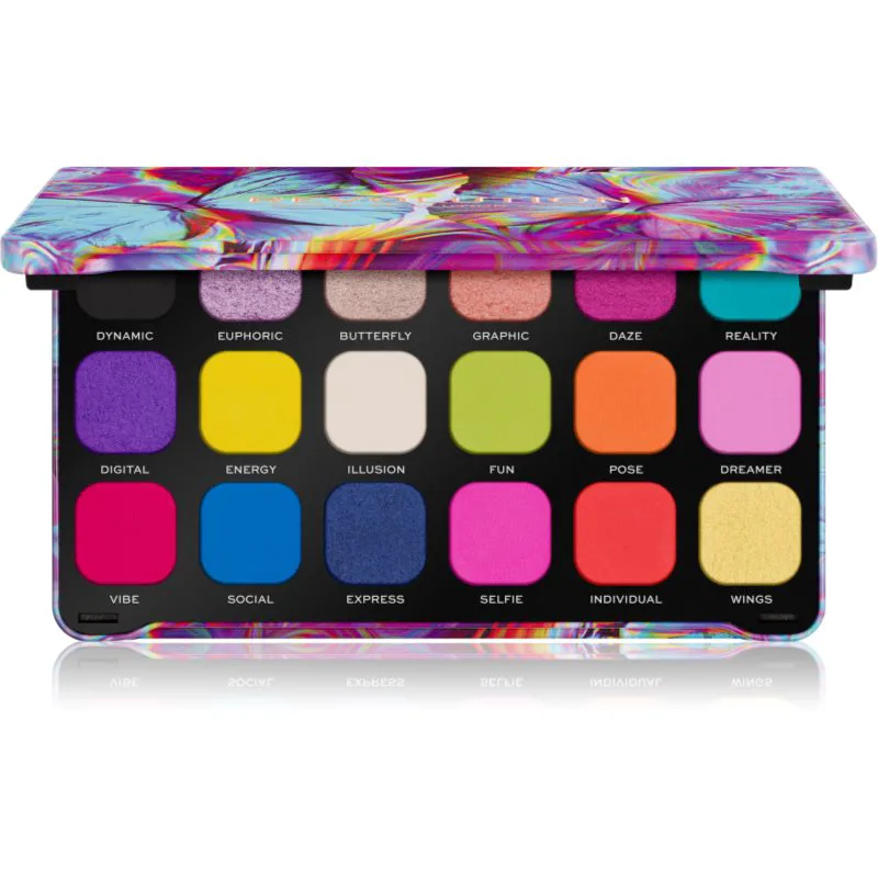 Revolution Forever Flawless παλέτα με σκιές ματιών απόχρωση Digi Butterfly 18x1.1 γρ