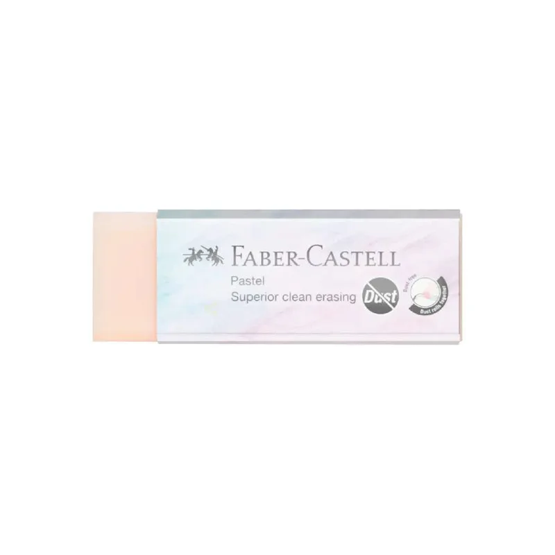 Faber-Castell 187392_O Γόμα για Μολύβι Dust Free Pastel Πορτοκαλί