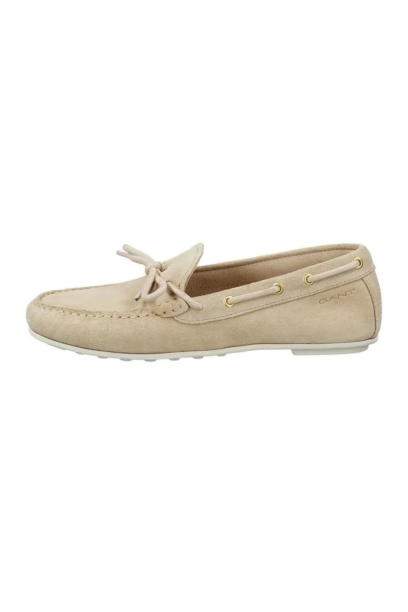 Gant γυναικεία suede μοκασίνια "Seabaya" - 32573256 Μπεζ