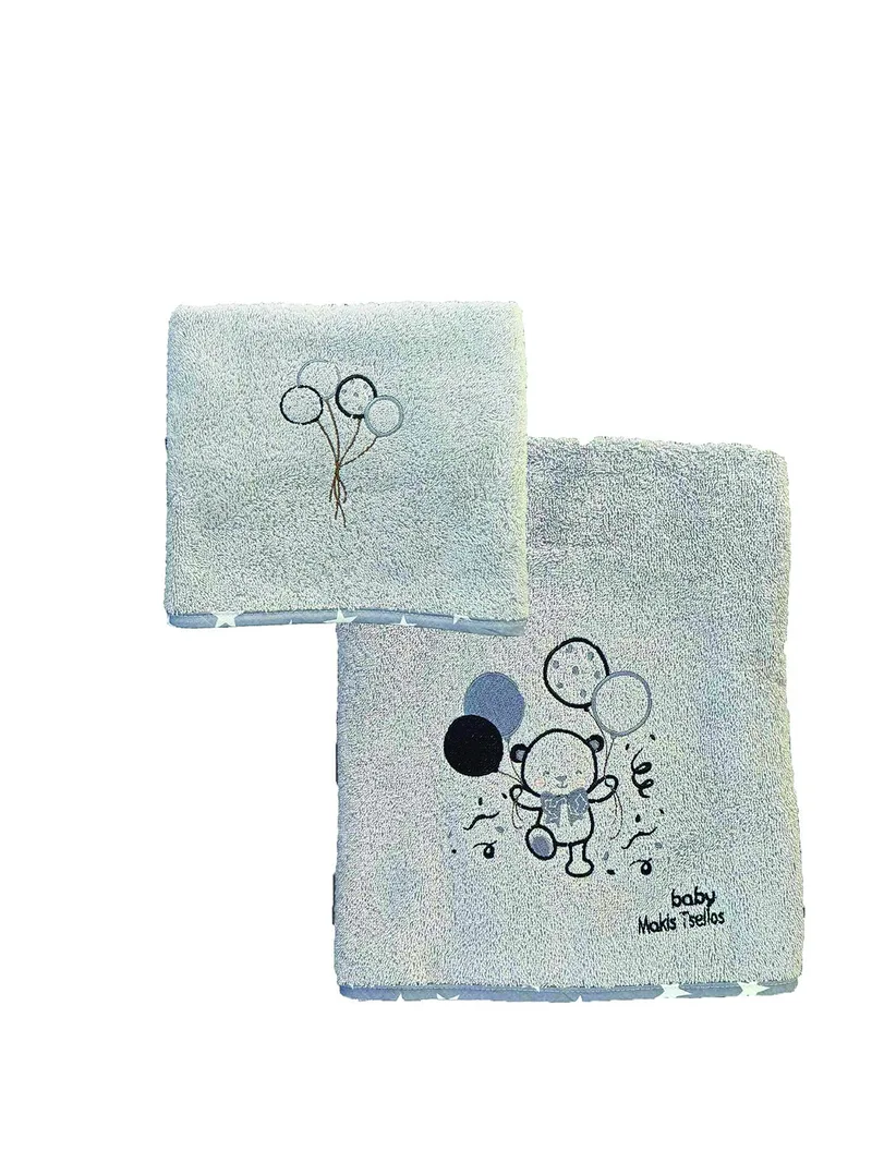Cookie σετ πετσετεσ bebe 70x140+40x60 100% cotton