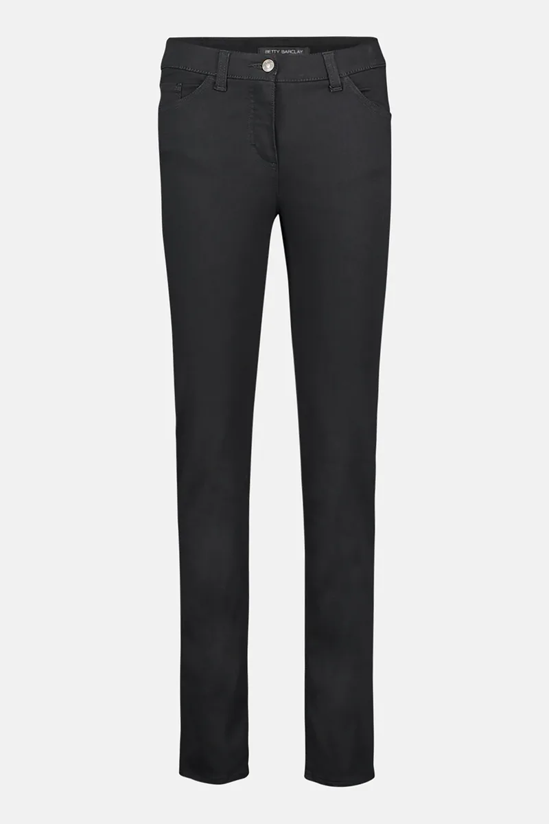 Betty Barclay γυναικείο τζιν παντελόνι Slim Fit πεντάτσεπο - 6360/2055 Μαύρο