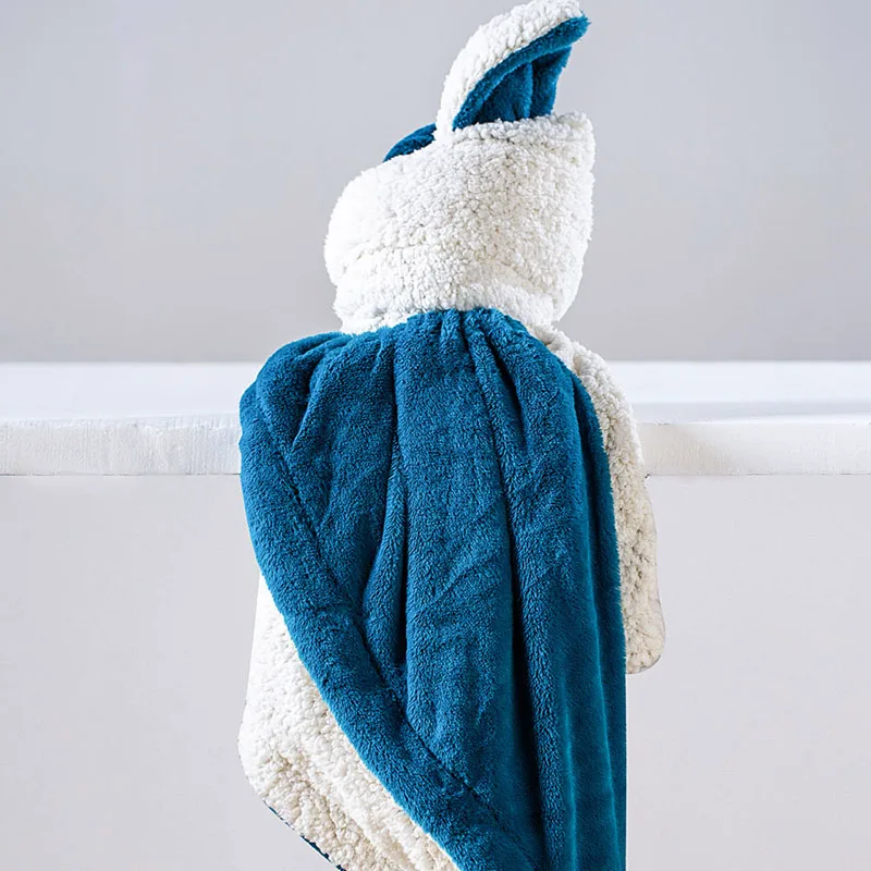 Κουβέρτα Fleece Αγκαλιάς 75X90 Anna Riska Heaven Πετρόλ (75x90)