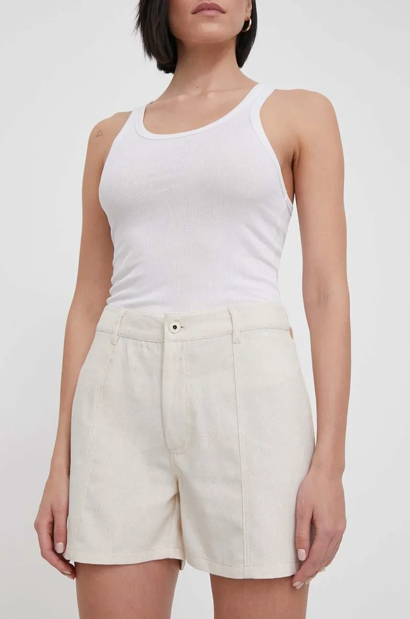 Λινό σορτς Pepe Jeans TILLY