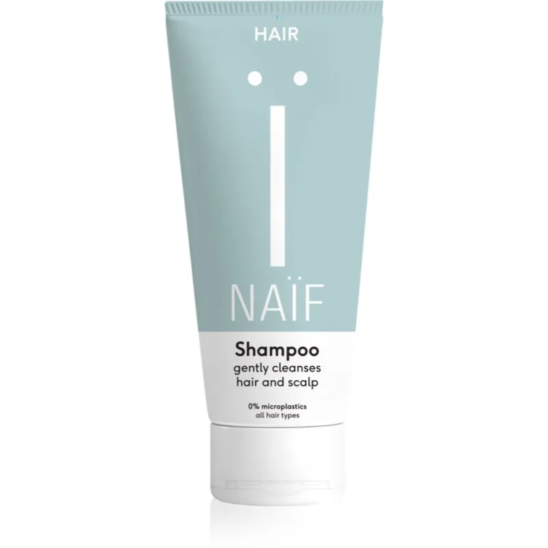 Naif Personal Care Shampoo απαλό καθαριστικό σαμπουάν για όλους τους τύπους μαλλιών 200 ml
