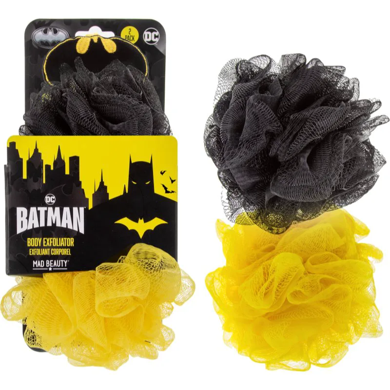 Mad Beauty Batman σφουγγαράκι μπάνιου για μασάζ διπλό