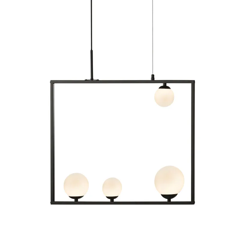 Φωτιστικό Οροφής Πολύφωτο Aca Quadro OD91644PB Black