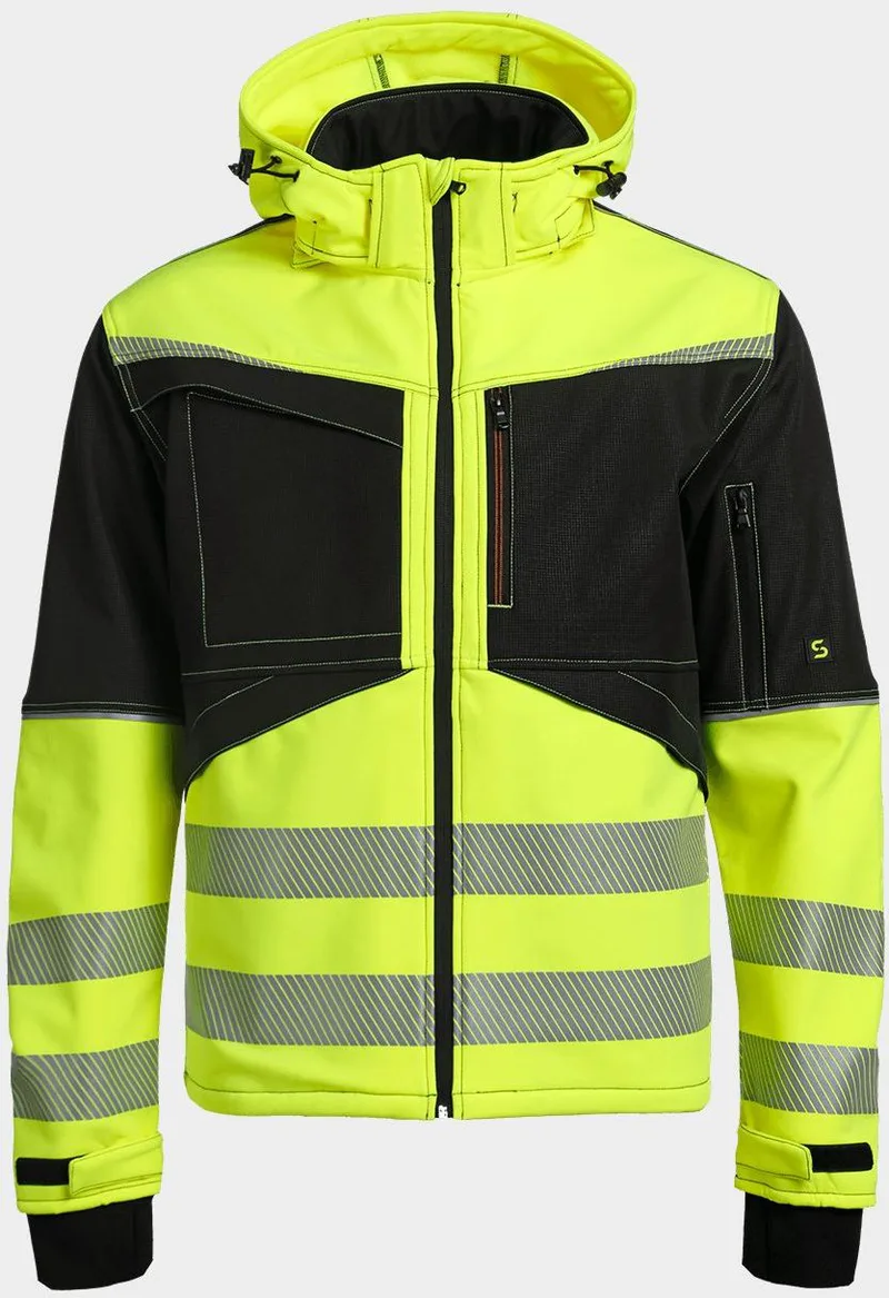 Softshell μπουφάν PRISMA 2.0 HV YELLOW/BLACK STENSO 04100413 YELLOW/BLACK