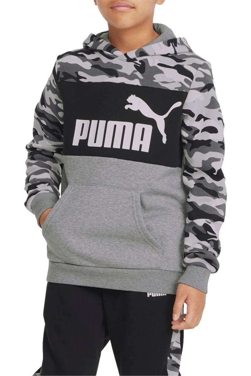 Μπλούζα Μακρυμάνικη Puma ESS+ Camo Hoodie 847343-01 Αγόρι