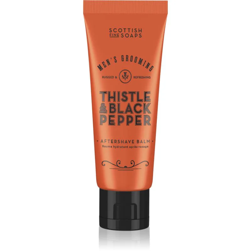 Scottish Fine Soaps Thistle & Black Pepper βάλσαμο για μετά το ξύρισμα σε σωλήνα 75 ml