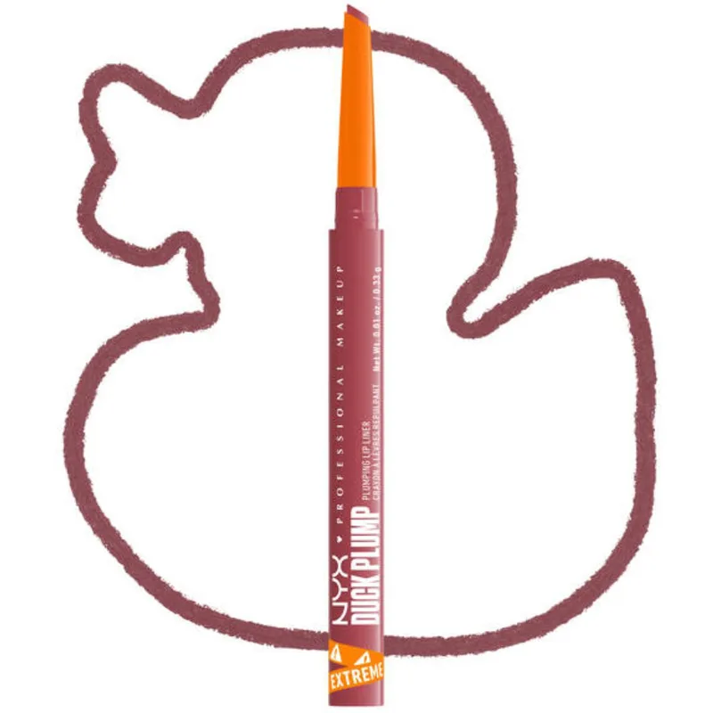 Nyx Professional Makeup Duck Plump Plumping Lip Liner Μολύβι Χειλιών Μακράς Διάρκειας για Εύκολη Εφαρμογή 0.33g - Ροζ Jection