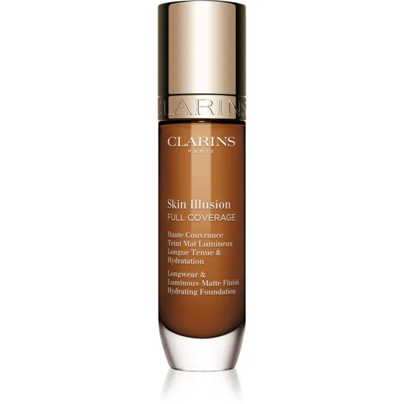 Clarins Skin Illusion Hydrating Foundation Βάση πλήρους κάλυψης απόχρωση 118N 30 ml