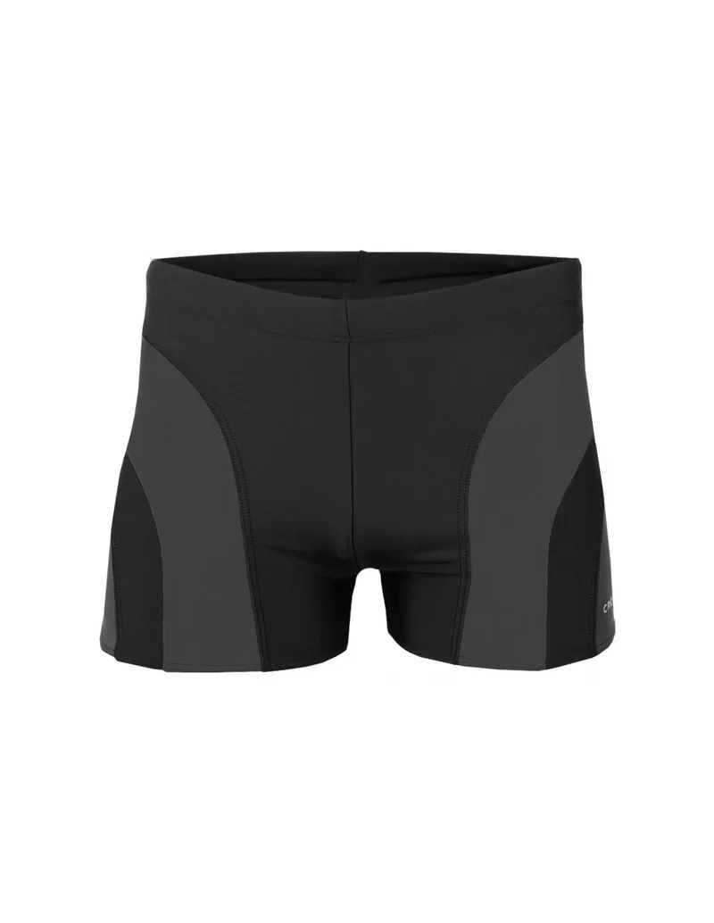 Crowell Crowell Sykes Ανδρικό Μαγιό Σορτς Black/Grey με Ρίγες
