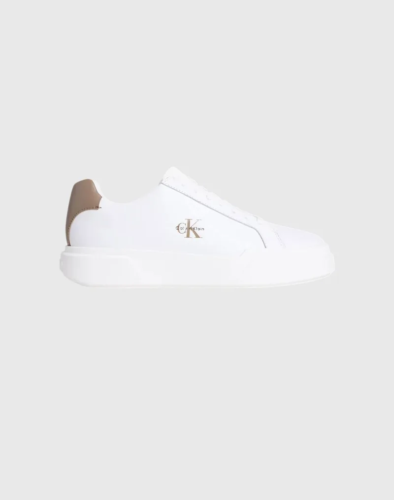 CALVIN KLEIN JEANS CHUNKY CUPSOLE LACEUP LTH YM0YM01344-05O OffWhite
