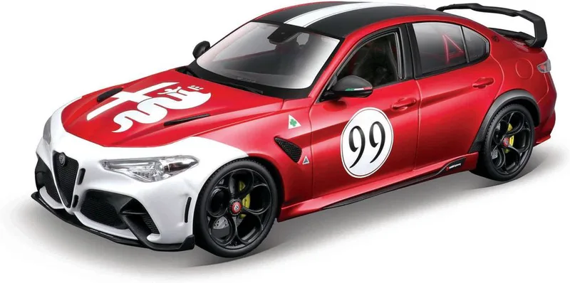 ALFA ROMEO GIULIA GTAM (#99) BBURAGO ΜΕΤΑΛΛΙΚΟ ΑΝΤΙΓΡΑΦΟ 1:18