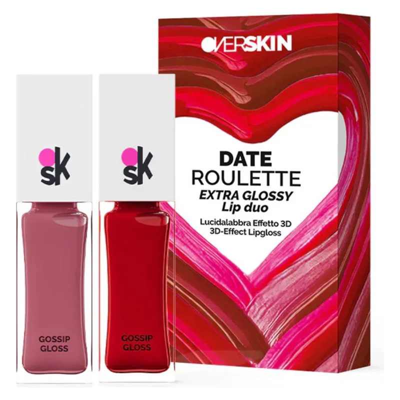 Overskin Date Roulette - Extra glossy lip duo 2 x 9 ml