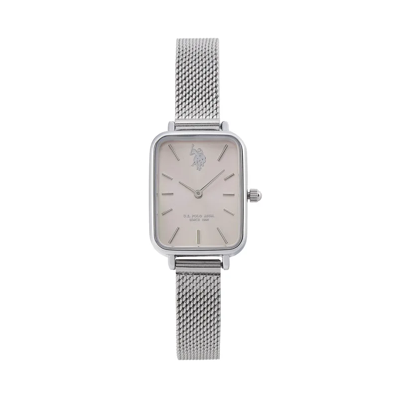 Ρολόι U.S. Polo Assn. Odette USP8290PK Ασημί
