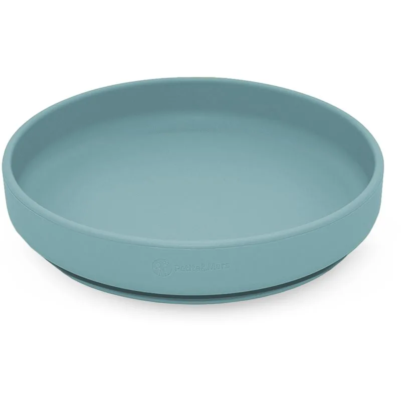 Petite&Mars Take&Match Silicone Plate πιάτο με βεντούζα Frosted Sky 6m+ 1 τμχ