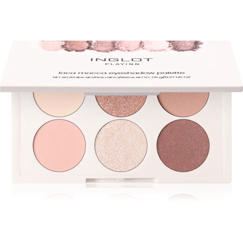 Inglot PlayInn Eyeshadow Palette Παλέτα σκιών για τα μάτια απόχρωση LOCA MOCCA 7.6 γρ