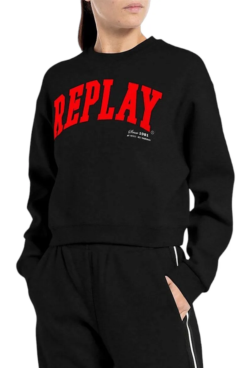 Μπλούζα Μακρυμάνικη Replay Tech Fleece W3104.000.23591-098 Γυναικείο