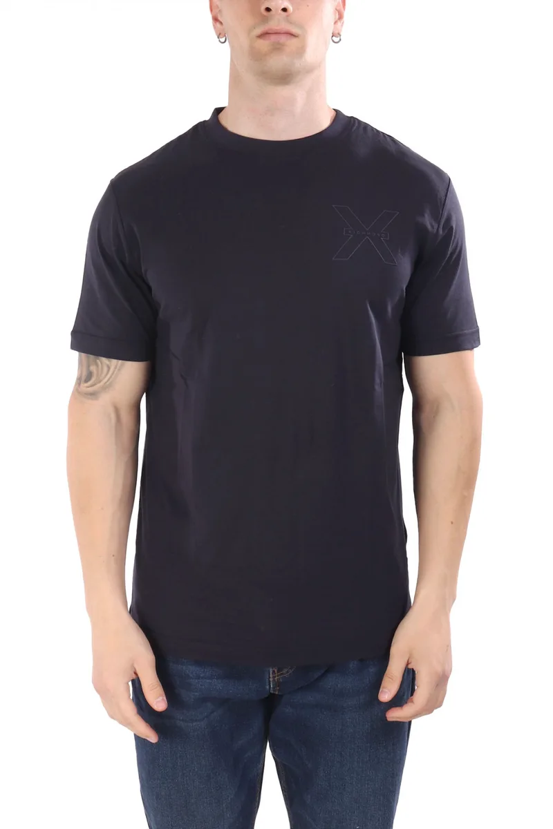 RICHMOND X T-SHIRT SEMITE REGULAR FIT LOGO ΜΠΛΕ
