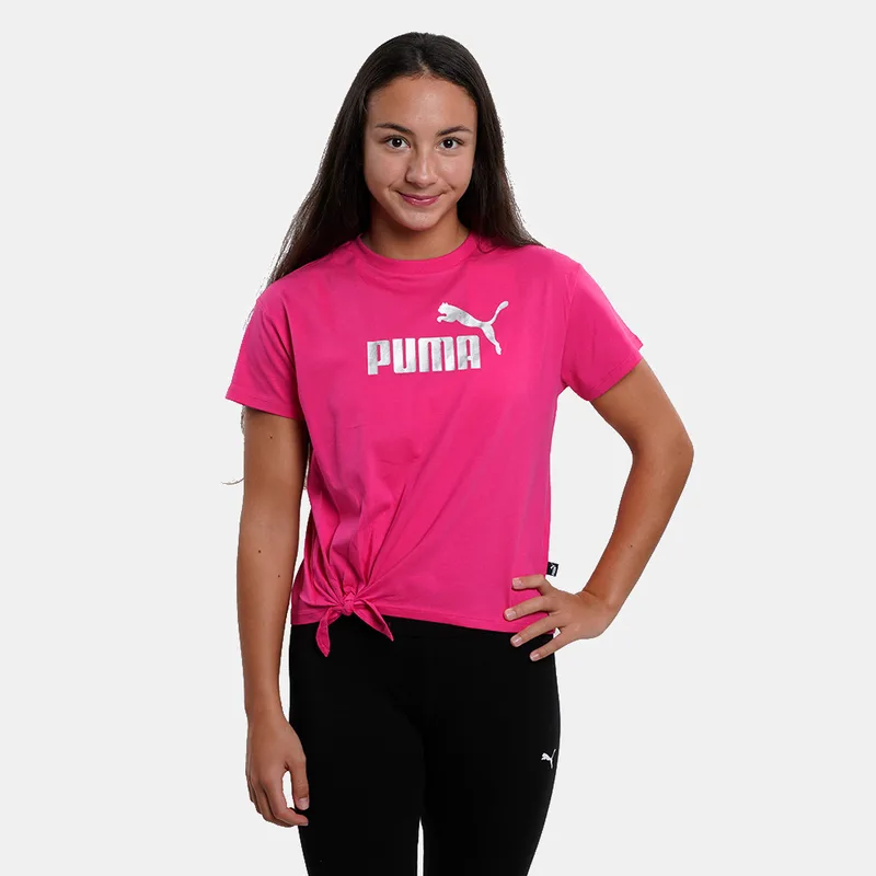 Puma Ess+ Logo Knotted Tee G (9000163023_72408)