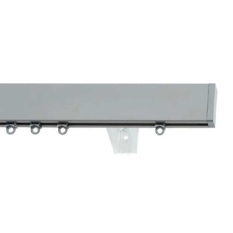 Σιδηρόδρομος Motulo 4mm με Πλαστικά Στηρίγματα 5cm ή 8cm σε Γκρι (2.00m Σιδηρόδρομος Μονός)
