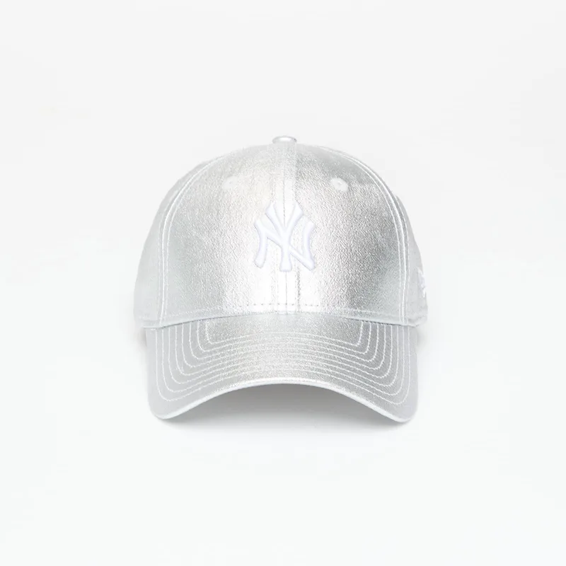 Cap New Era New York Yankees Womens MLB 9FORTY Adjustable Cap Metallic Silver Universal