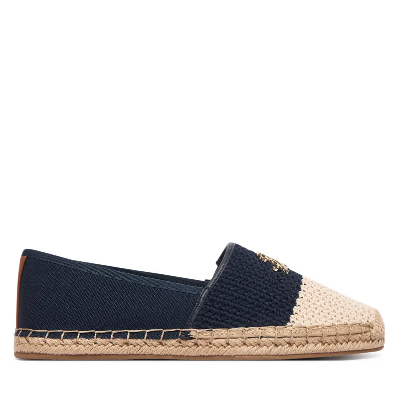 Εσπαντρίγιες Tommy Hilfiger Script Crochet Espadrille FW0FW09502 Σκούρο μπλε