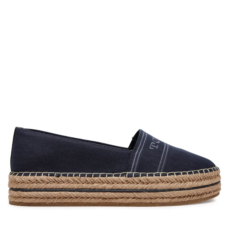 Εσπαντρίγιες Tommy Hilfiger Denim Platform Espadrille FW0FW08543 Σκούρο μπλε