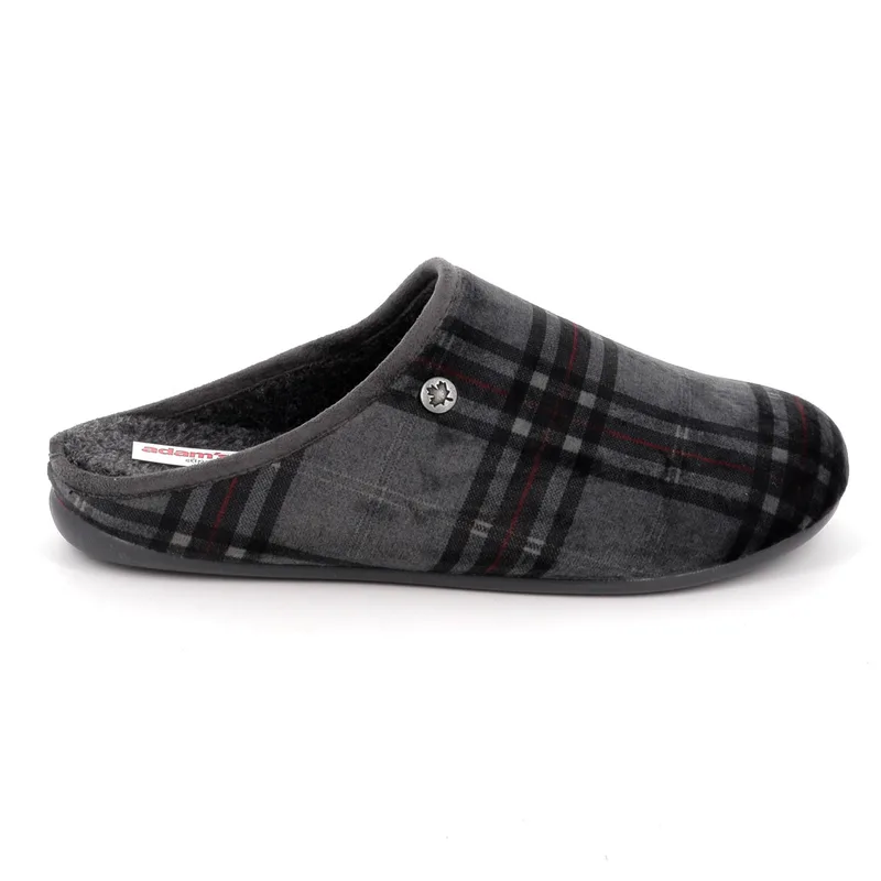 Ανδρική Παντόφλα Adam's Χρώματος Γκρι 739-25504-19.3