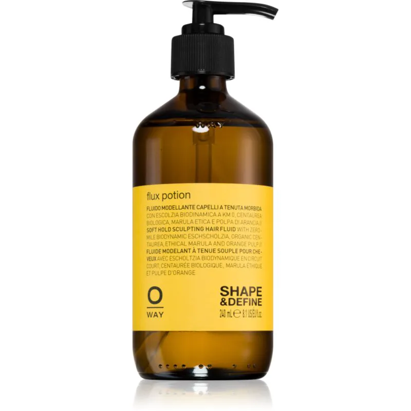 Oway Styling & Finish υγρό για φιξάρισμα και σχήμα 240 ml