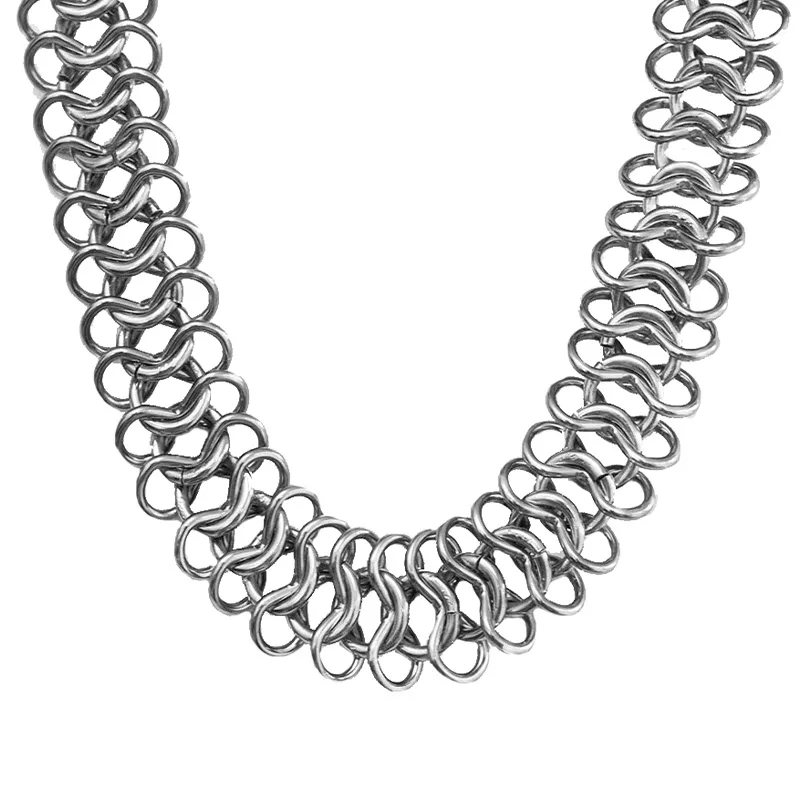 JT Unisex Πρωτότυπη Ατσάλινη Αλυσίδα Λαιμού Persian 2 in 1 43 εκ