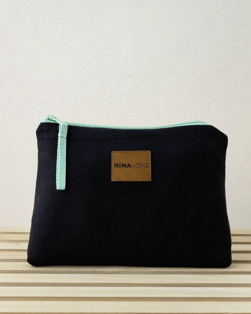 Nεσεσέρ Θαλάσσης Nima Riva Black / Emerald Μαύρο, Μέντα 25x17