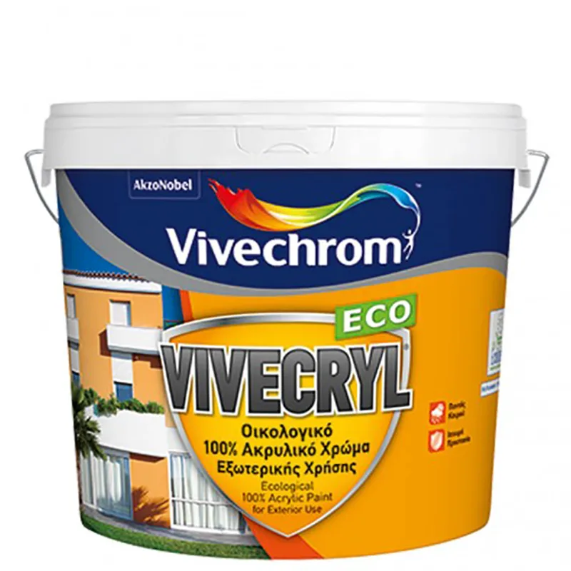 Ακρυλικό Χρώμα VIVECHROM VIVECRYL ECO 30 WHITE 750ml