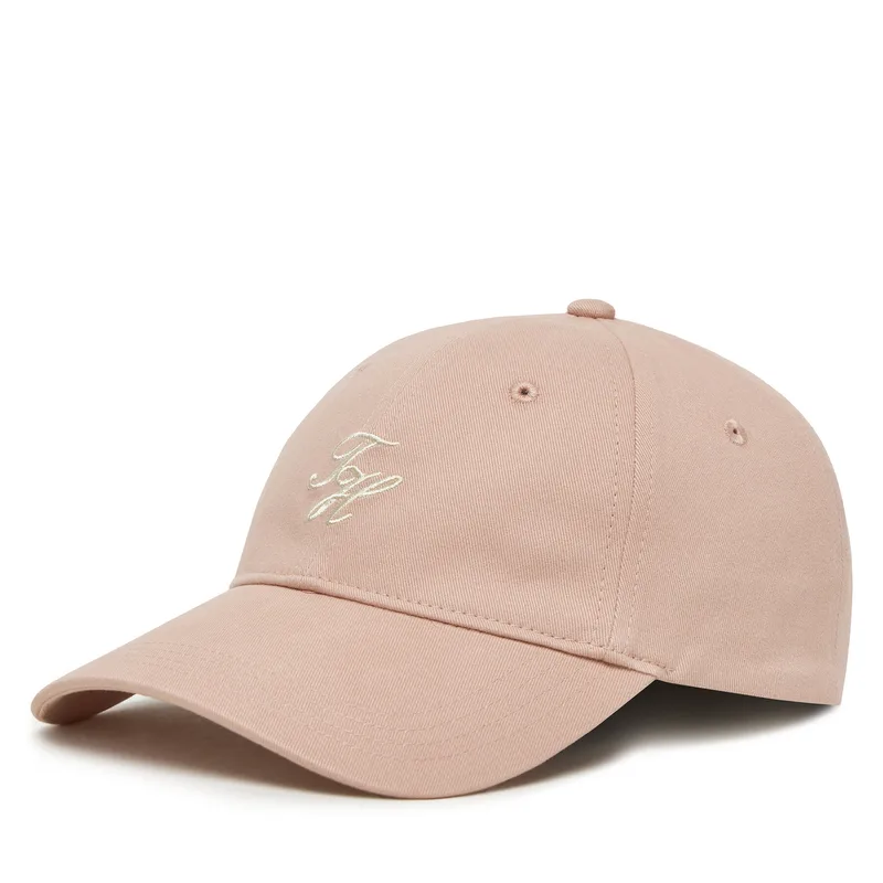 Καπέλο Jockey Tommy Hilfiger Embroidered Cap AW0AW17490 Ροζ
