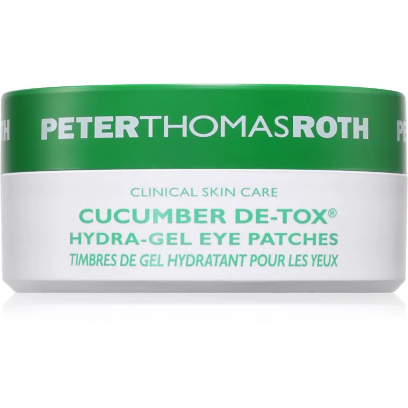 Peter Thomas Roth Cucumber De-Tox Hydra-Gel Eye Patches ενυδατική τζελ μάσκα Τα μάτια 60 τμχ