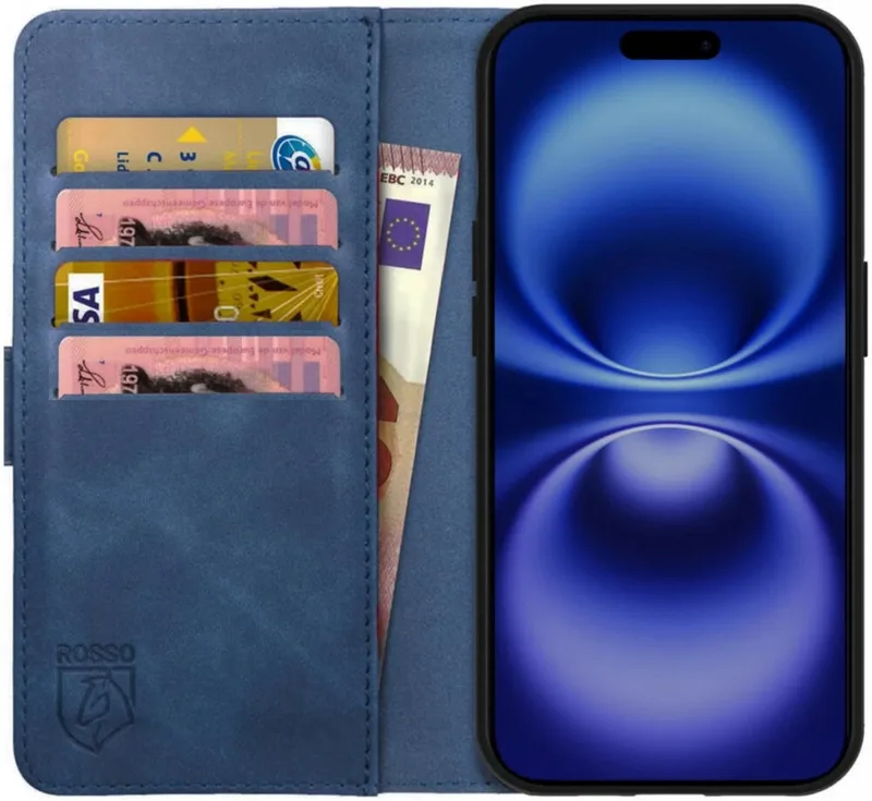 Θήκη Apple iPhone 16 Pro Max - Κόκκινο Element PU Πορτοφόλι - Blue (8719246453946)