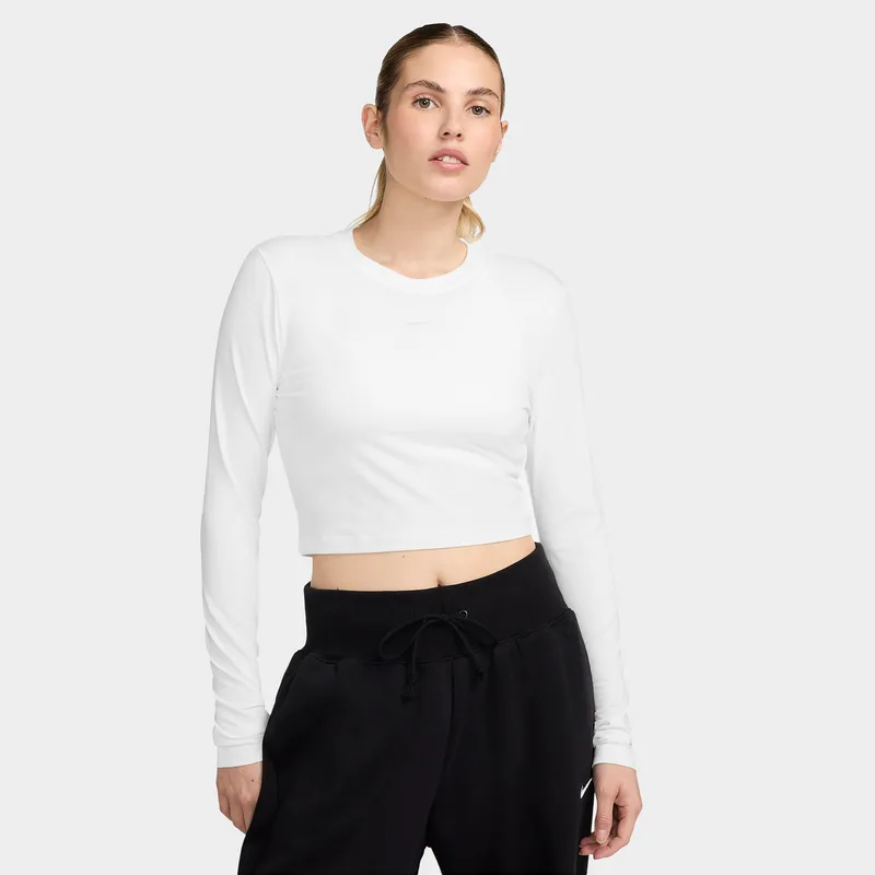 Nike Streetwear Γυναικεία Cropped Μπλούζα με Μακρύ Μανίκι (9000190744_1597)