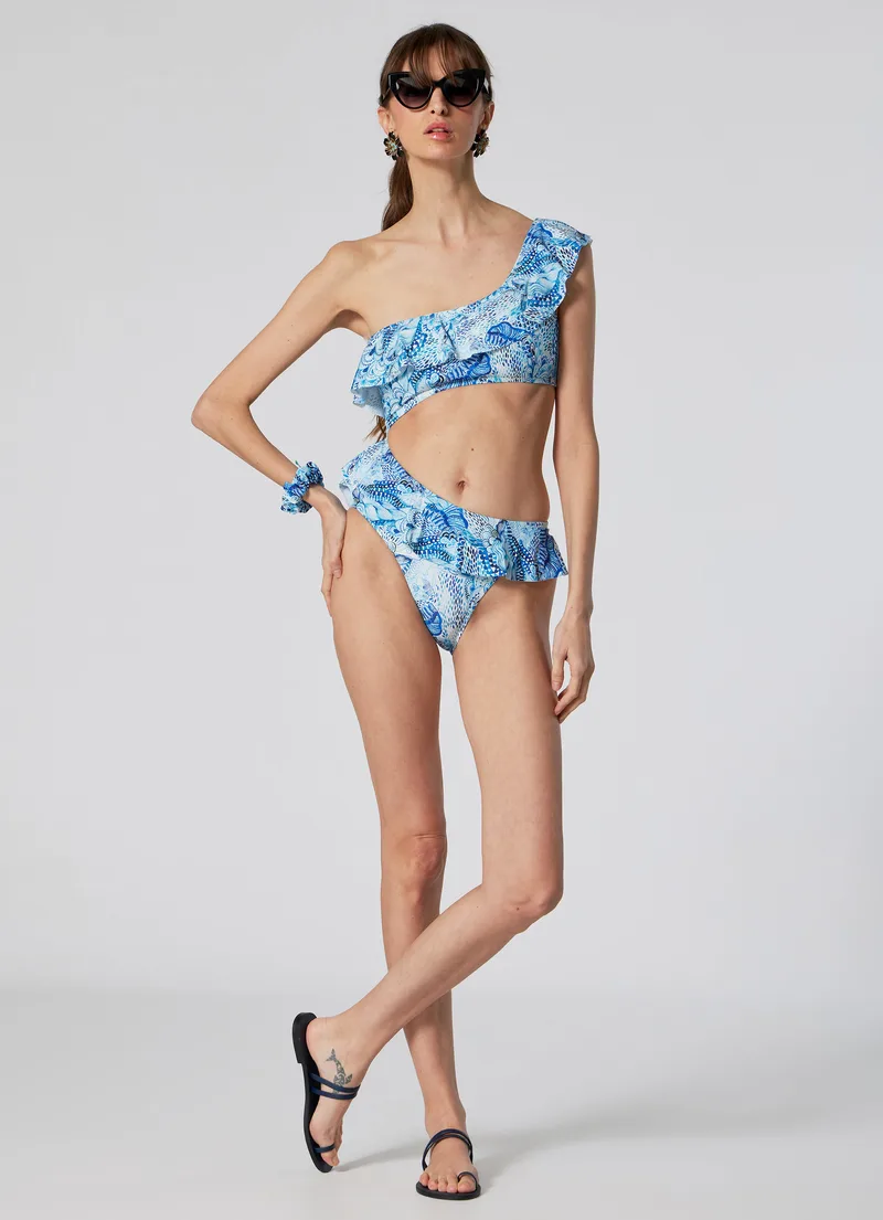 WOMEN'S ONE PIECE CUT OUT WAVES