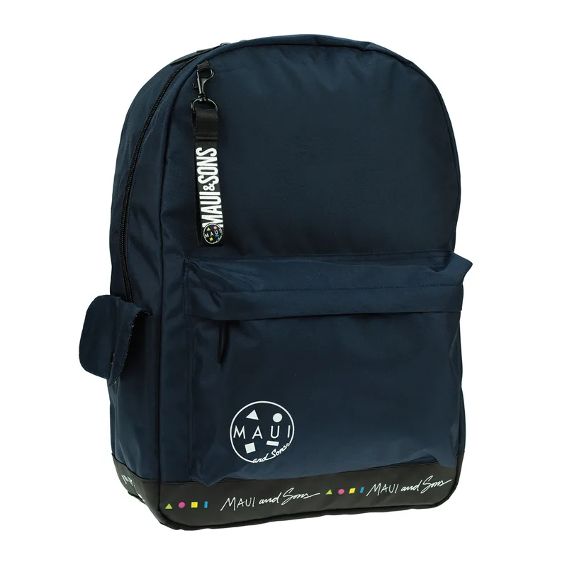 Σχολική Τσάντα (30x15x42) Maui&Sons Navy Blue