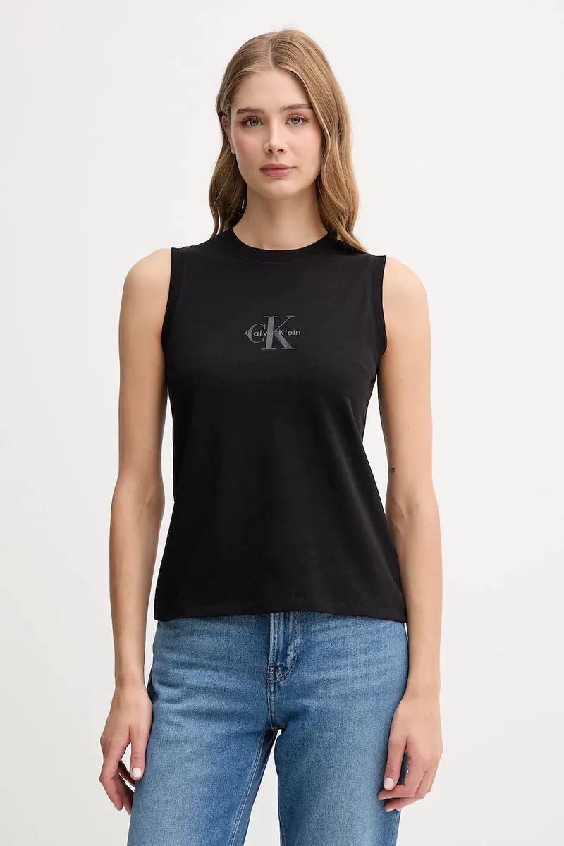 Βαμβακερό τοπ Calvin Klein Jeans