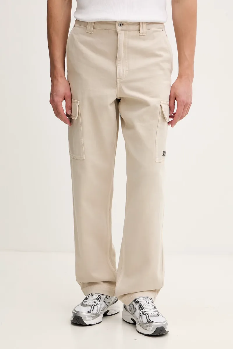 Karl Lagerfeld Jeans παντελόνι cargo ανδρικό βαμβακερό